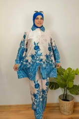 completo camicia e pantaloni stampa floreale