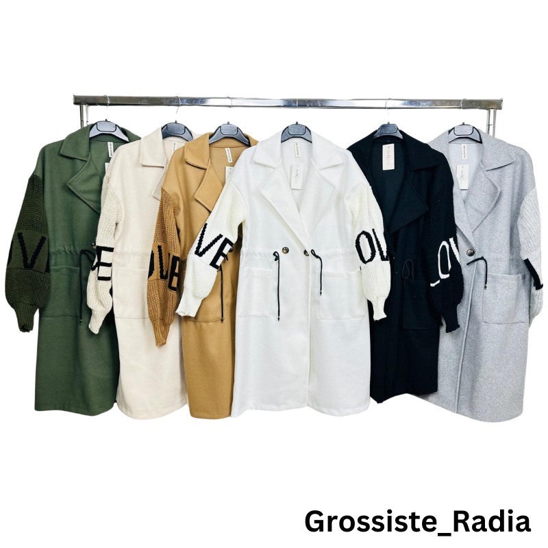 Maglione invernale da donna, tessuto spesso e voluminoso - Grossiste Radia