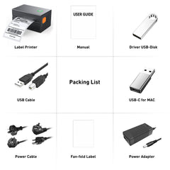 Stampa di etichette di spedizione 4x6 con Bluetooth