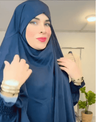 Set hijab da donna di alta qualità, gonna lunga, maniche lunghe, traspirante, due pezzi