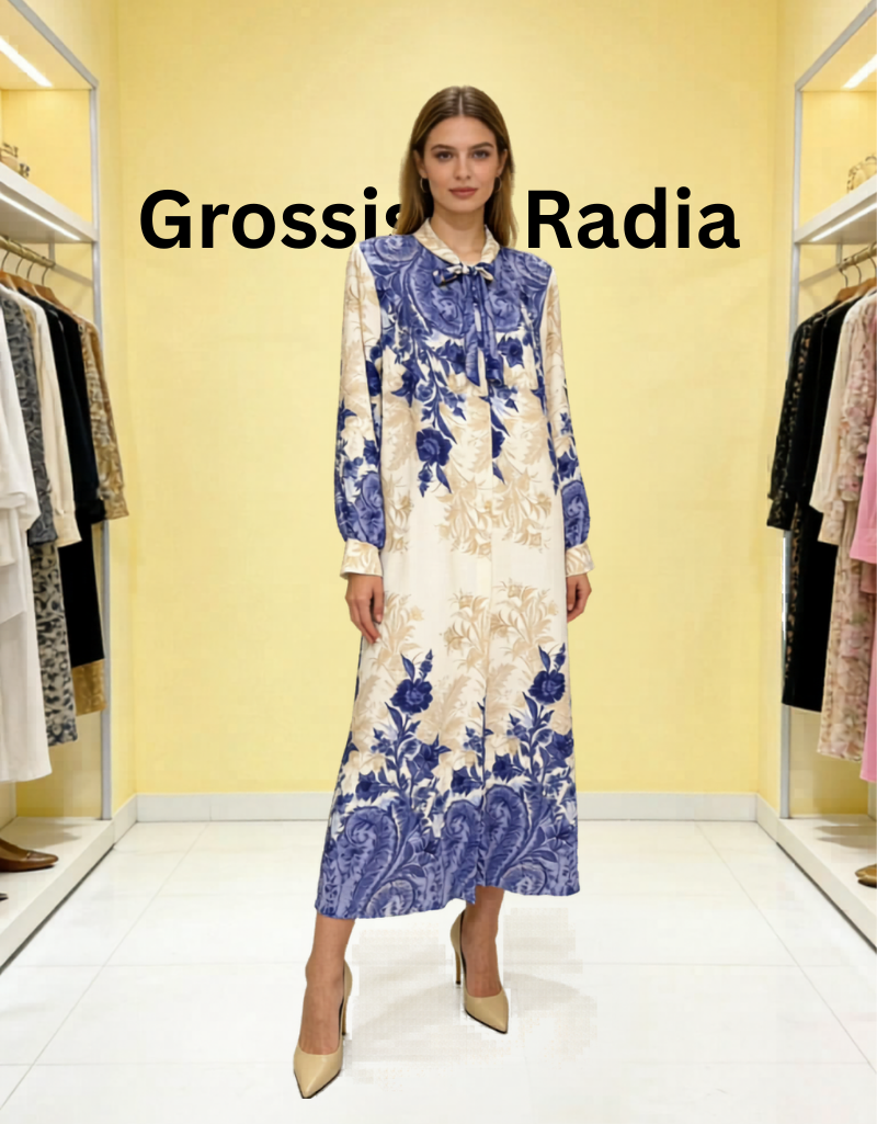 Vestiti estivi a fiori da Donna a maniche lunghe - Grossiste Radia