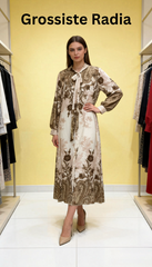 Vestiti estivi a fiori da Donna a maniche lunghe