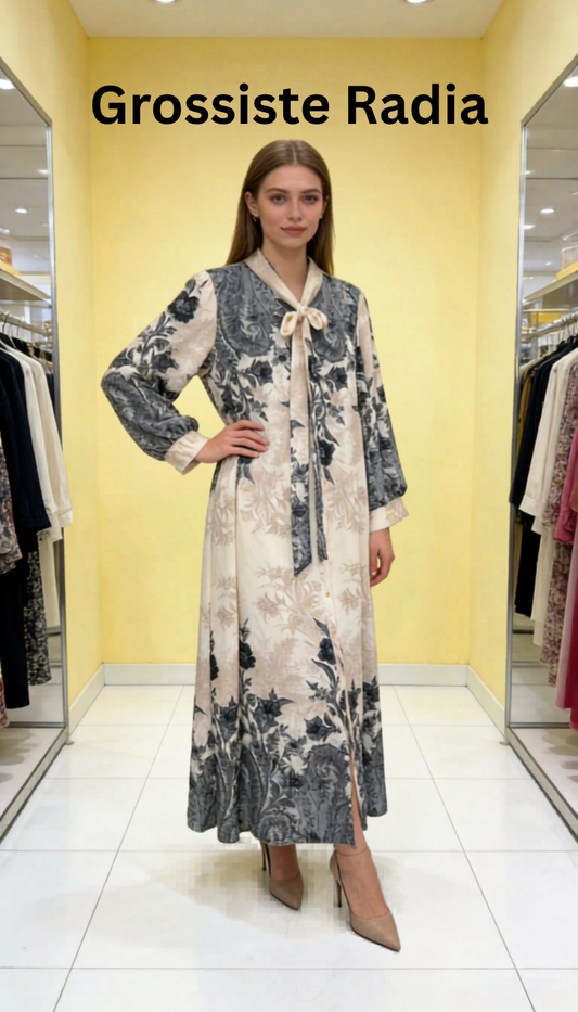 Vestiti estivi a fiori da Donna a maniche lunghe