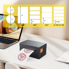Stampa di etichette di spedizione 4x6 con Bluetooth