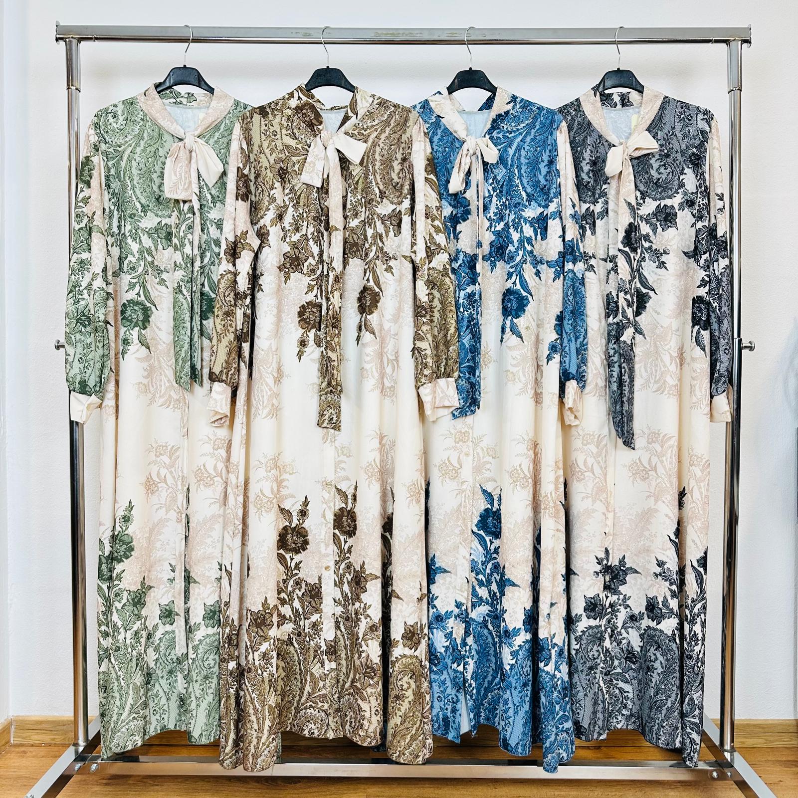 Vestiti estivi a fiori da Donna a maniche lunghe - Grossiste Radia