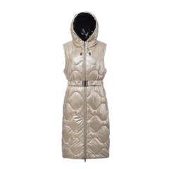 Gilet donna senza maniche invernale lungo