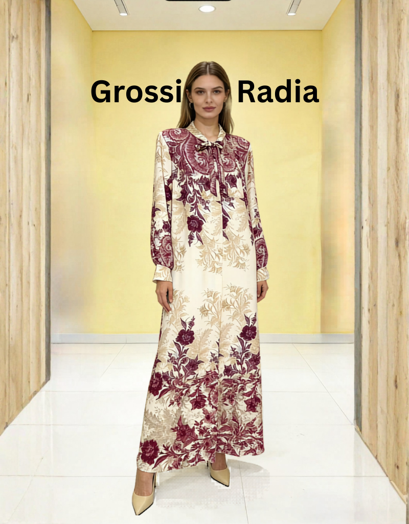 Vestiti estivi a fiori da Donna a maniche lunghe - Grossiste Radia