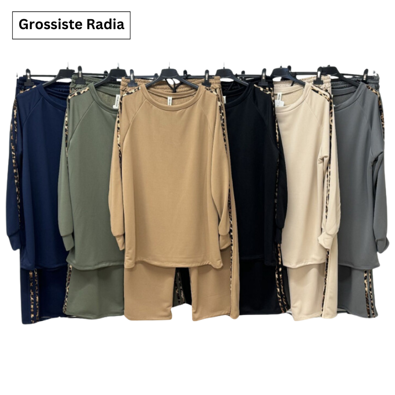 Completo Maglione e pantaloni eleganti tinta unita - Grossiete radia